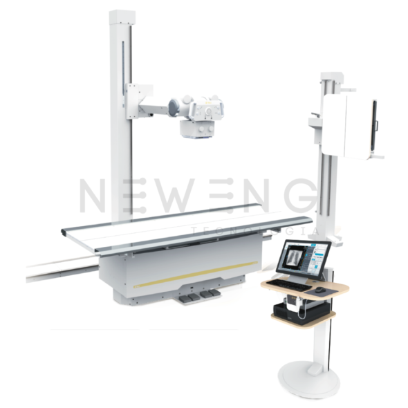 Fotografia equipamento de Raio-X VMI e central de controle.