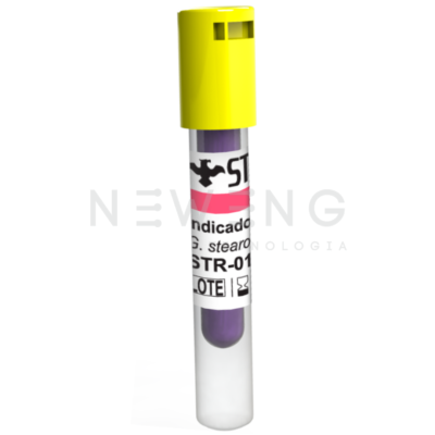 Fotografia indicador biológico de 24h para vh2o2 Stericontrol.