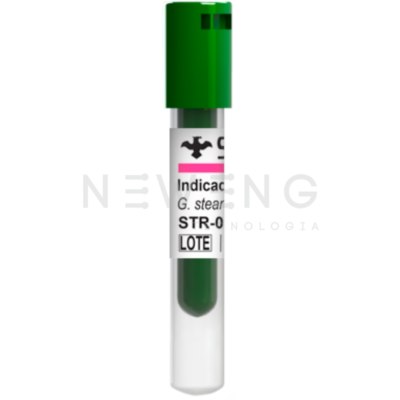 Fotografia indicador biológico de 4h para ETO Stericontrol.