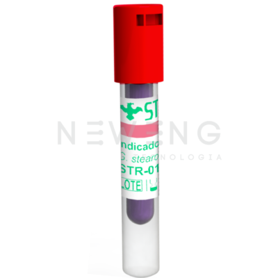 Fotografia indicador biológico de formaldeído Stericontrol.