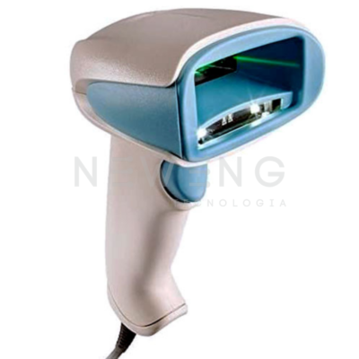 Fotografia leitor de mão azul 2D honeywell Stericontrol.